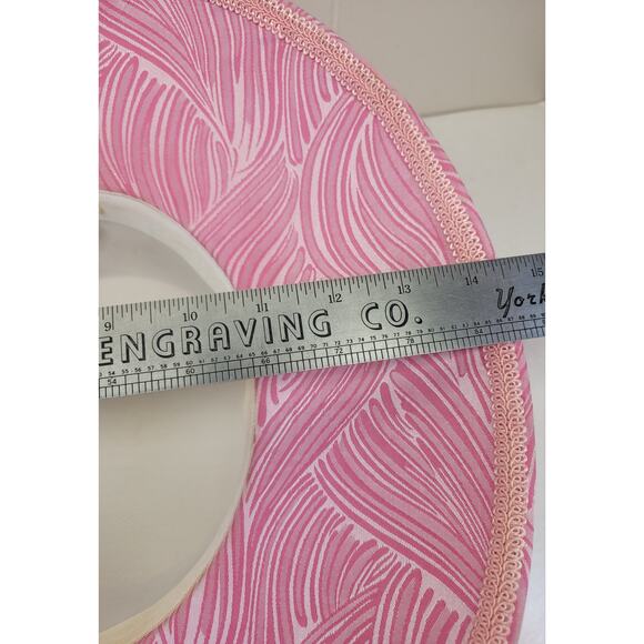 Vintage Nubiano New York Pink Wide Brim Church Derby Hat Fascinator - Picture 11 of 15